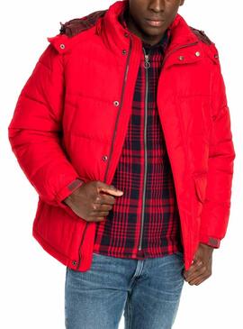 Giacca Lee Puffer Rosso Uomo