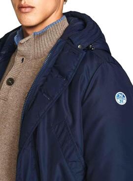 Parka North Sails Cardiff Blu Marine Uomo