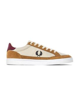 Sneaker Fred Perry Deuce Mesh Tapioca Uomo