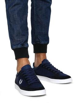 Sneaker Fred Perry Deuce Mesh Marino Uomo