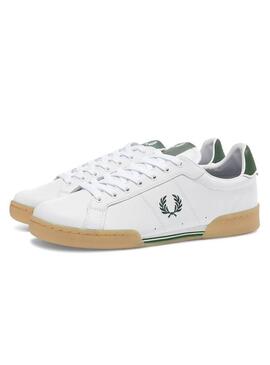 Sneaker Fred Perry B722 Bianco Verde Uomo