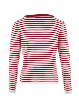 Pullover Only Birk Rosso Donna