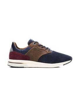 Sneaker Pepe Jeans Jayker Mix Marine Uomo