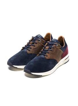 Sneaker Pepe Jeans Jayker Mix Marine Uomo