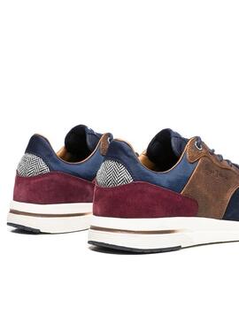 Sneaker Pepe Jeans Jayker Mix Marine Uomo