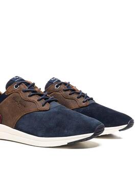 Sneaker Pepe Jeans Jayker Mix Marine Uomo