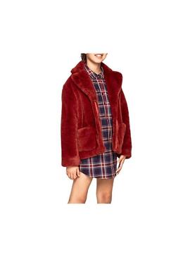 Giacca Pepe Jeans Columba Rosso Bambina