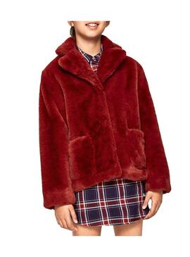 Giacca Pepe Jeans Columba Rosso Bambina