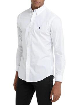 Camicia Polo Ralph Lauren Oxford Bianco Uomo