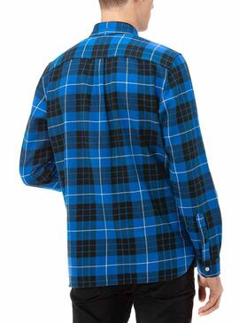 Camicia Lacoste Boxy Blu Uomo