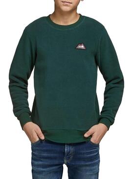 Felpe Jack and Jones North Verde Bambino