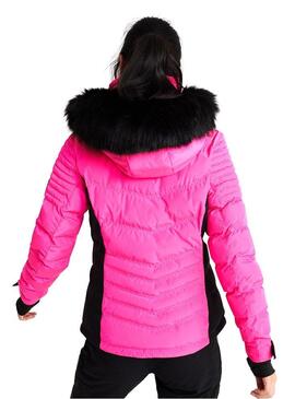 Giacca Superdry Luxe Pink Snow per Donna