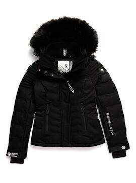 Giacca Superdry Lusso nero neve per Donna