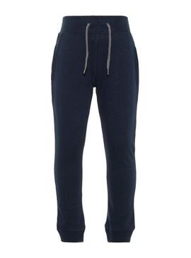 Pantaloni Name It Sweat Blu Navy Bambino