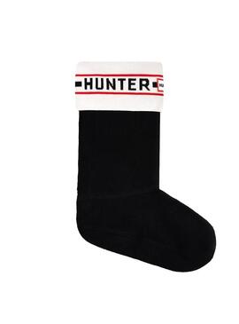 Hunter Play Boot Tall Black Socks per Donna