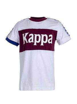 T-Shirt Kappa Bertux Band 222 Bianco Per Uomo