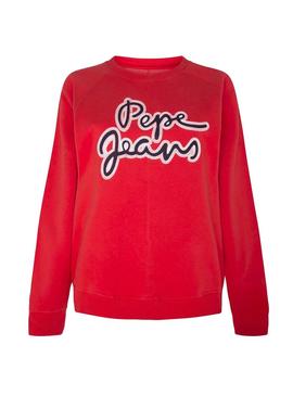 Felpe Pepe Jeans Bonnie Rosso Donna