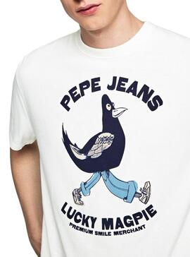 T-Shirt Pepe Jeans Bolton Bianco Uomo