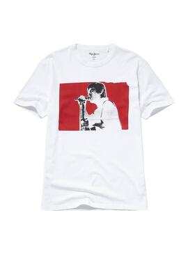 T-Shirt Pepe Jeans Gillian Bianco Uomo