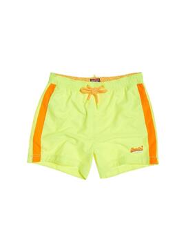 Swimsuit Superdry Yellow Volley Mens