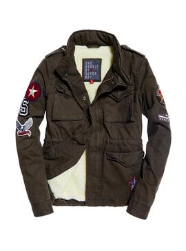 Giacca Superdry Rockie Military Patch