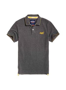 Polo Superdry Calssic Gray Men