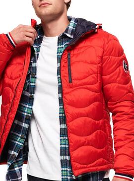 Giubbotto Superdry Wave Rosso