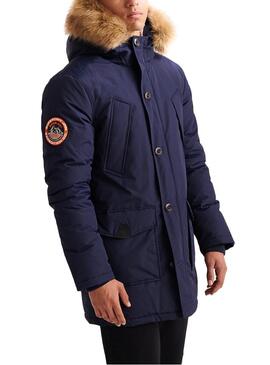 Parka Superdry Everest Marine per Uomo