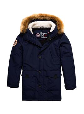 Parka Superdry Everest Marine per Uomo