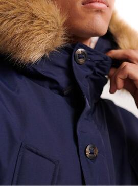 Parka Superdry Everest Marine per Uomo