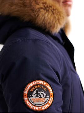 Parka Superdry Everest Marine per Uomo