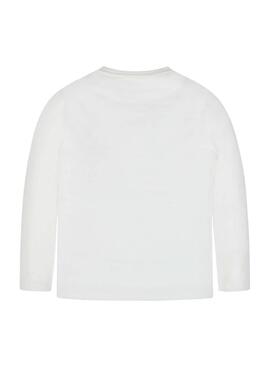 T-Shirt Mayoral Gravity White Per Bambino