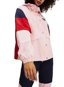 Giacca a vento Tommy Jeans Colorblock Panel Donna
