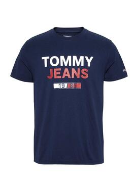 T-Shirt Tommy Jeans 1985 Marine Logo Uomo