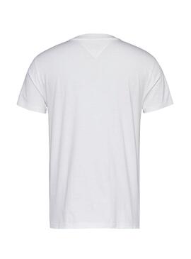 T-Shirt Tommy Jeans 1985 Logo Bianco Uomo