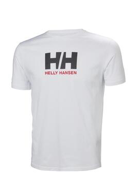T- Shirt Helly Hansen Logo Bianco