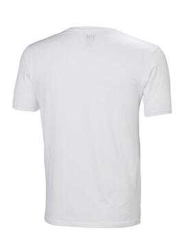 T- Shirt Helly Hansen Logo Bianco