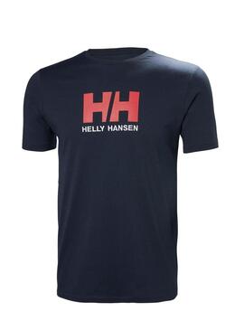 T- Shirt Helly Hansen Logo Navy