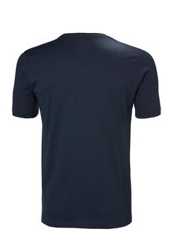 T- Shirt Helly Hansen Logo Navy