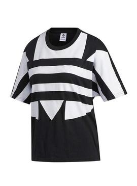 T-Shirt Adidas Logo nero per Donna