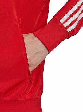 Giacca Adidas Firebird Rosso per Uomo