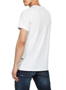 T-Shirt G-Star Boxed Bianco Per Uomo