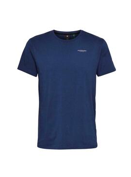 T-Shirt G-Star Shield Blu Per Uomo
