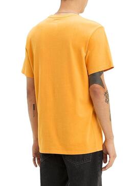 T-Shirt Levis Original Path Giallo Per Uomo
