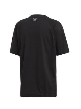 T-Shirt Adidas Big Trefoil Nero per Uomo