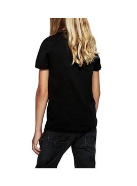 T-Shirt Pepe Jeans Terry Black per Bambino