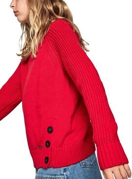 Maglia Pepe Jeans Vera Rosso Per Bambina