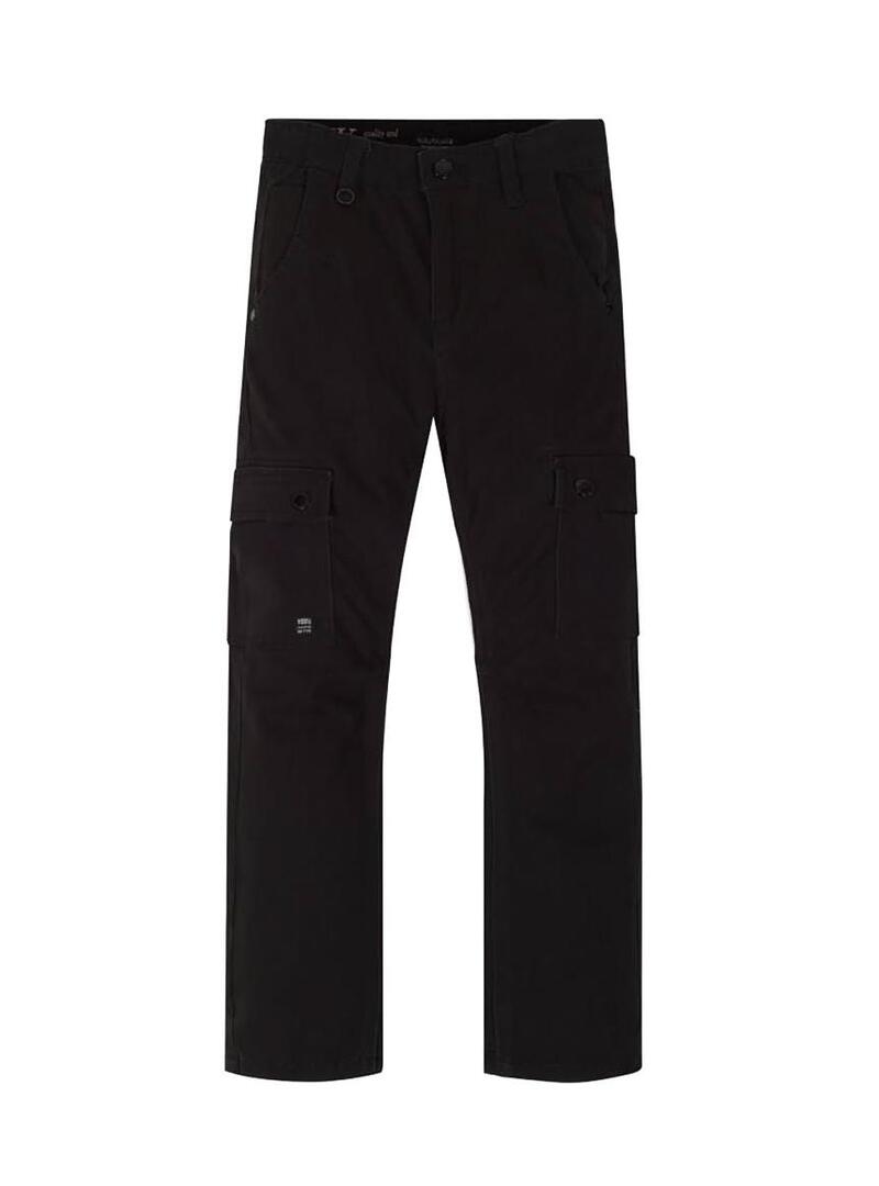 Pantaloni Mayoral Chino Cargo Grigio Per Bambino