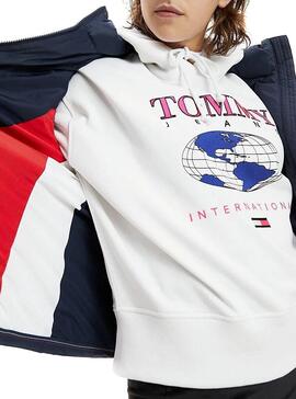 Giubbotto Tommy Jeans Modern Navy Per Donna