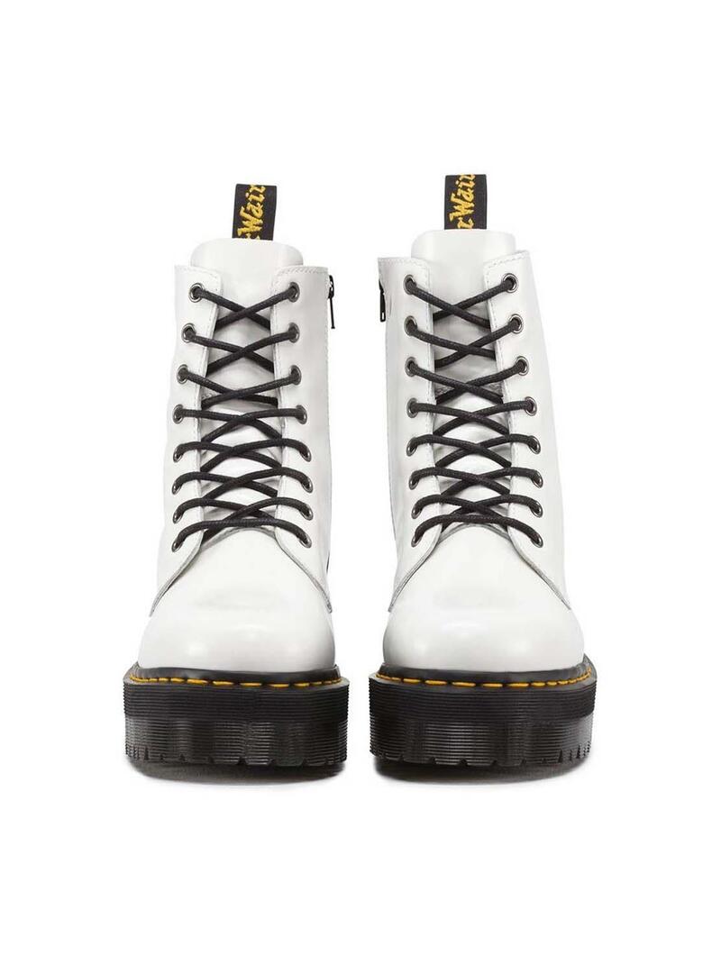 Stivales Dr Martens Retro Jadon 8 EYE Bianco Donna